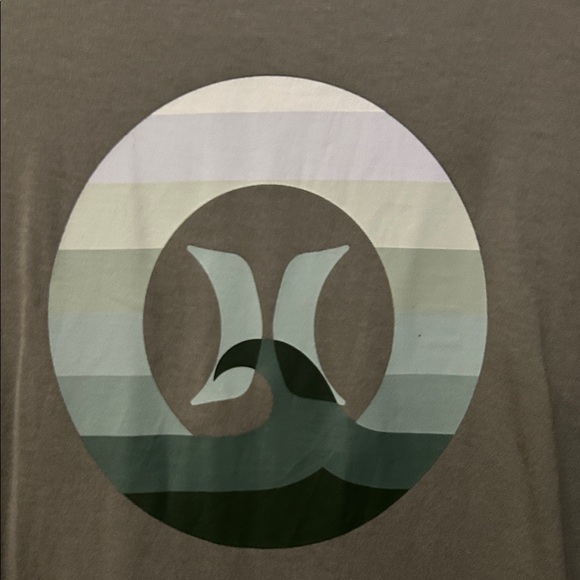 Hurley Men's Dark Green Graphic Tee - Picture 3 of 4